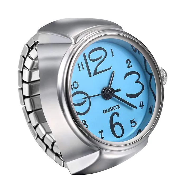 Yellow Chimes Necklaces Yellow Chimes Stainless Steel Blue Dial Analog Watch Ring Stretchable Ring for Women and Girls YCFJRG886WCTLBL Yellow Chimes Necklaces Yellow Chimes Stainless Steel Blue Dial Analog Watch Ring Stretchable Ring for Women and Girls YCFJRG886WCTLBL