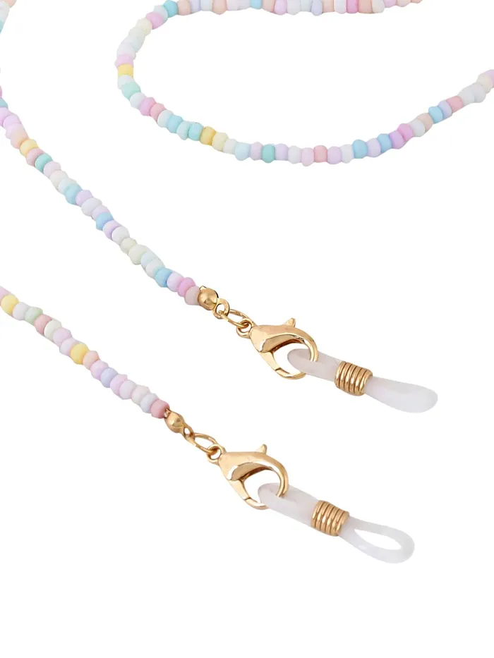 Yellow Chimes Necklaces Yellow Chimes Sunglasses Chain for Women Eyeglasses Chain Multicolor Beadded Face Mask Chains Sunglasses AccessoriesSunglasses Lanyard for Girls and Women Style11