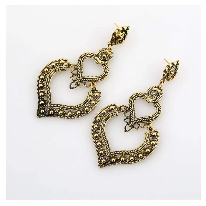 Yellow Chimes Oxidized Golden Chandelier Earring for Women Girls Yellow Chimes Earrings