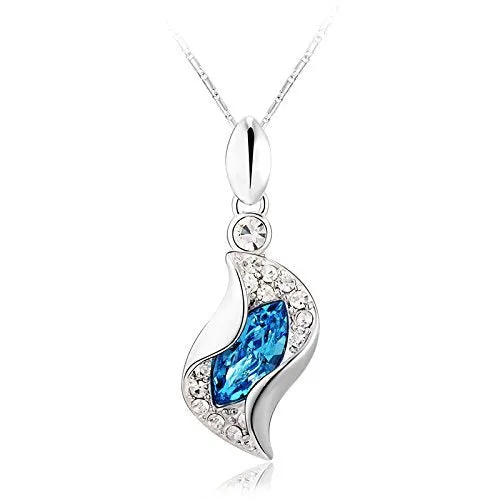 Yellow Chimes Pendant for Women and Girls Blue Crystals from Swarovski Pendant Silver Toned Dew Drop Pendant for Girls Birthday Anniversary Gift for Wife Birthday Gift for girls and women Yellow Chimes Earrings Yellow Chimes Pendant for Women and Girls Blue Crystals from Swarovski Pendant Silver Toned Dew Drop Pendant for Girls Birthday Anniversary Gift for Wife Birthday Gift for girls and women Yellow Chimes Earrings