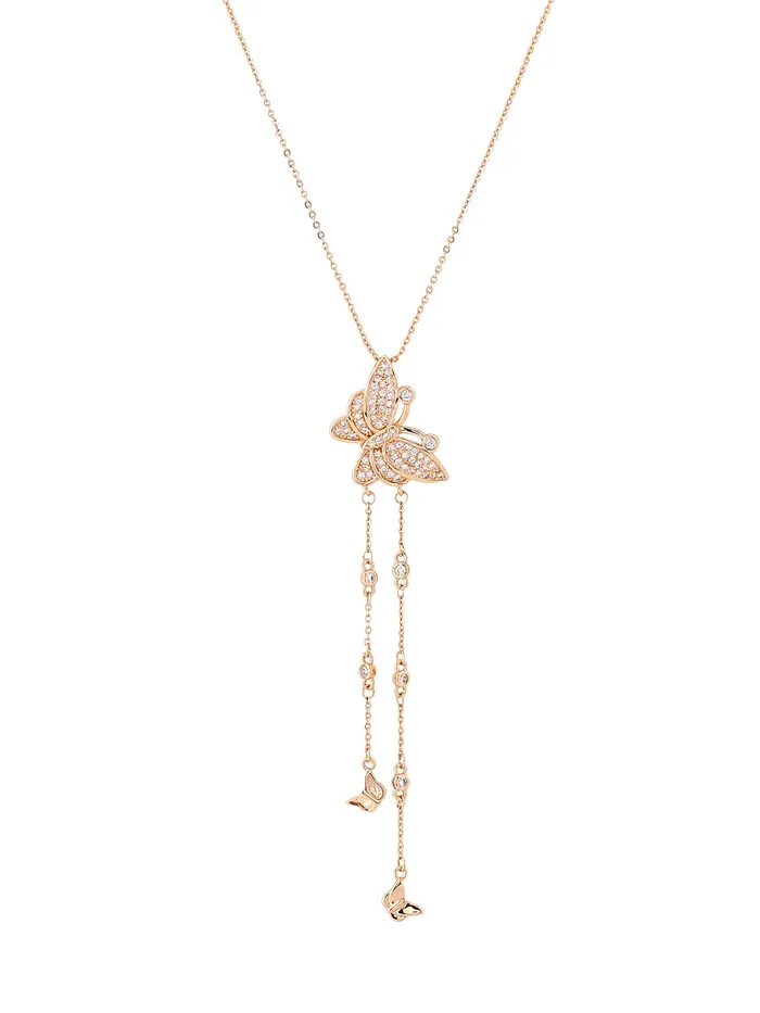 Yellow Chimes Pendant Set for Women Rose Gold Toned Leaf Designed Crystal Pendant with Earrings for Women and Girls Yellow Chimes Necklaces Yellow Chimes Pendant Set for Women Rose Gold Toned Leaf Designed Crystal Pendant with Earrings for Women and Girls Yellow Chimes Necklaces