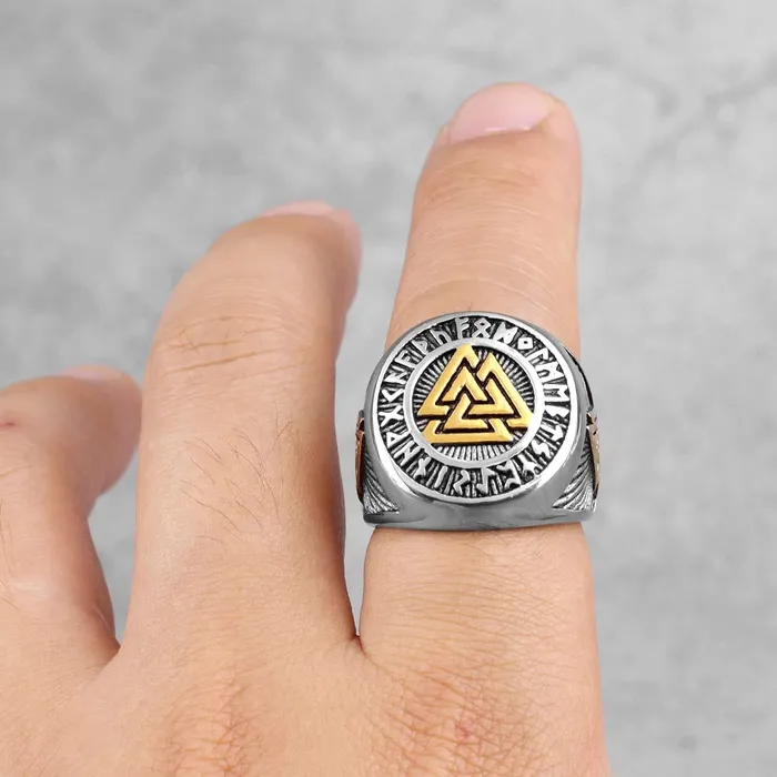 Yellow Chimes Rings For Men Silver Toned Yellow And Black Colored Stainless Steel Band Designed Metal Rings For Men And Boys Size 10 Yellow Chimes Rings