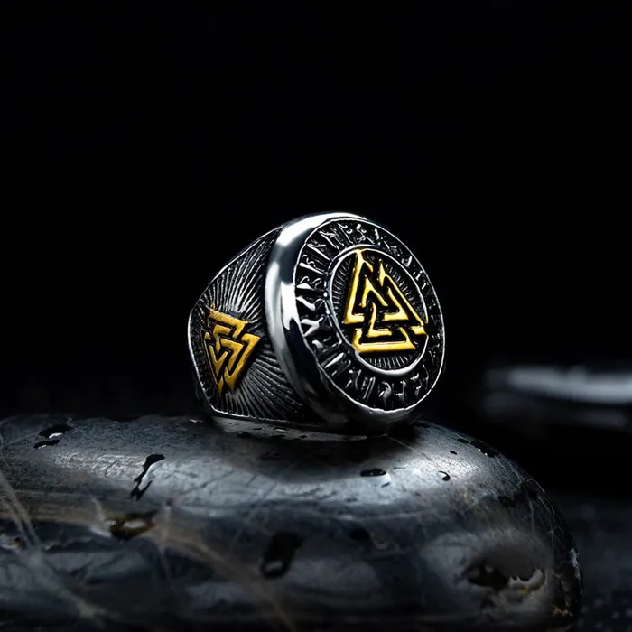 Yellow Chimes Rings For Men Silver Toned Yellow And Black Colored Stainless Steel Band Designed Metal Rings For Men And Boys Size 10 Yellow Chimes Rings