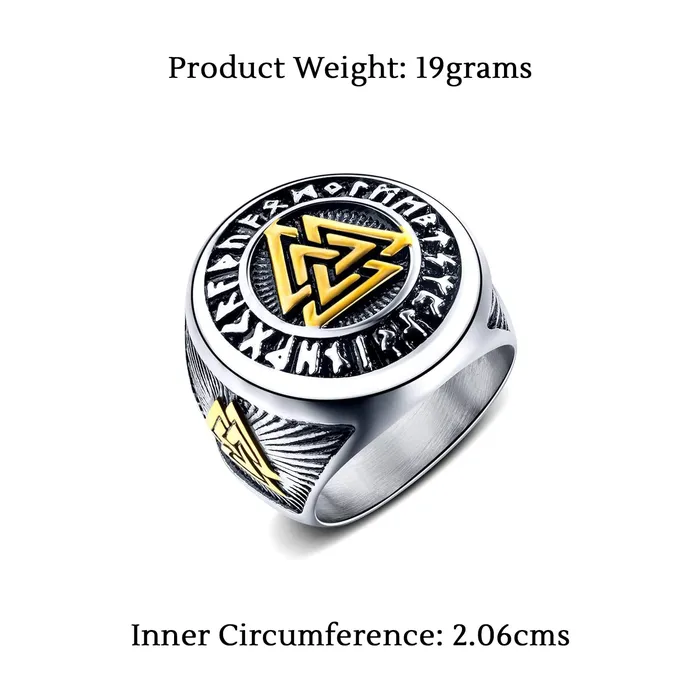 Yellow Chimes Rings For Men Silver Toned Yellow And Black Colored Stainless Steel Band Designed Metal Rings For Men And Boys Size 10 Yellow Chimes Rings