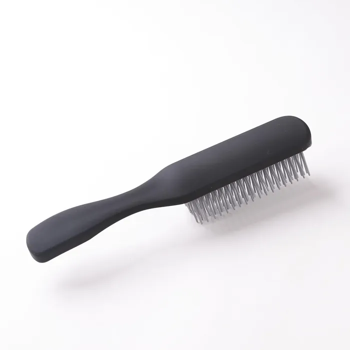 Yellow Chimes Rings Yellow Chimes Flat Hair Brush with Strong Flexible Bristles 9Row Curl Defining Brush for Thick Curly Wavy Hair Large Fantype Head Hair Styling Brush for Women Men