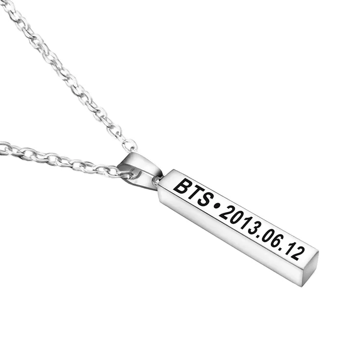 Yellow Chimes Rings Yellow Chimes Pendant for Men Silver Men Pendant Stainless Steel Kpop BTS Bangtan Boys Band Pendant Necklace for Men and Women Yellow Chimes Rings Yellow Chimes Pendant for Men Silver Men Pendant Stainless Steel Kpop BTS Bangtan Boys Band Pendant Necklace for Men and Women