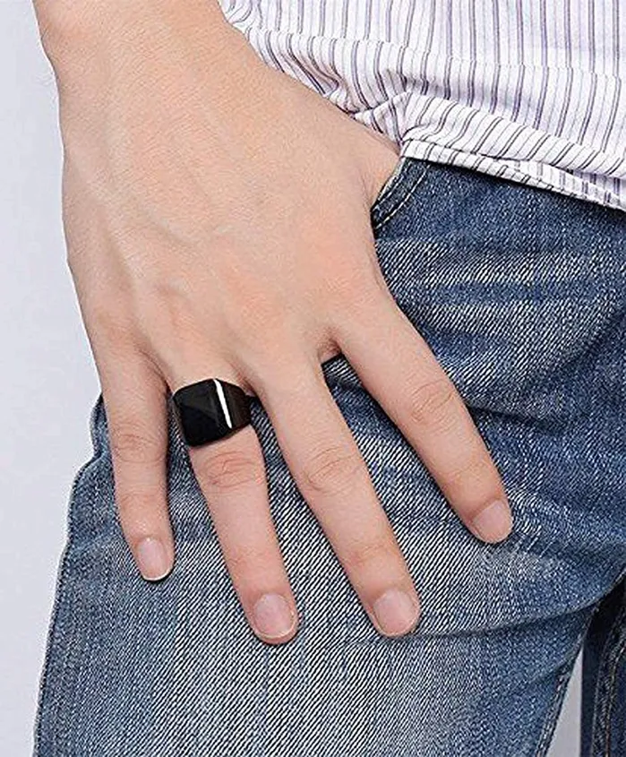 Yellow Chimes Rings Yellow Chimes Rings for Men Black Ring Rock Cool Casual Sport Titanium Steel Ring for Men and Boys 10 Yellow Chimes Rings Yellow Chimes Rings for Men Black Ring Rock Cool Casual Sport Titanium Steel Ring for Men and Boys 10