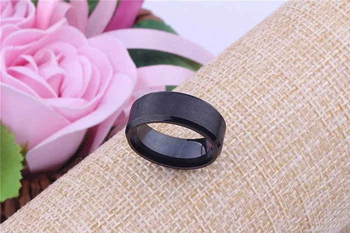 Yellow Chimes Rings Yellow Chimes Rings for Men Combo of 2 PC Ring Stainless Steel Superman Black Band Rings Set for Men and Boys 10