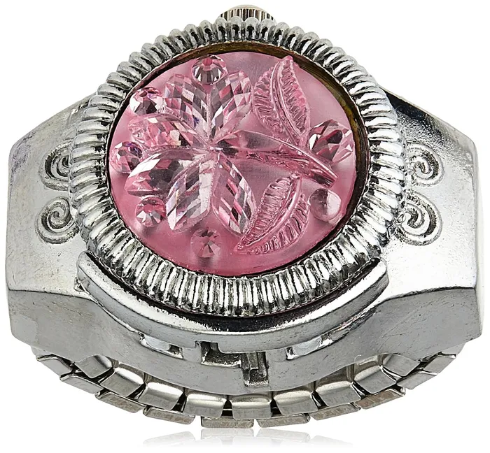 Yellow Chimes Rings Yellow Chimes Rings for Women Pink Dial Analog Watch Ring Stretchable Ring Watch for Women and Girls Yellow Chimes Rings Yellow Chimes Rings for Women Pink Dial Analog Watch Ring Stretchable Ring Watch for Women and Girls