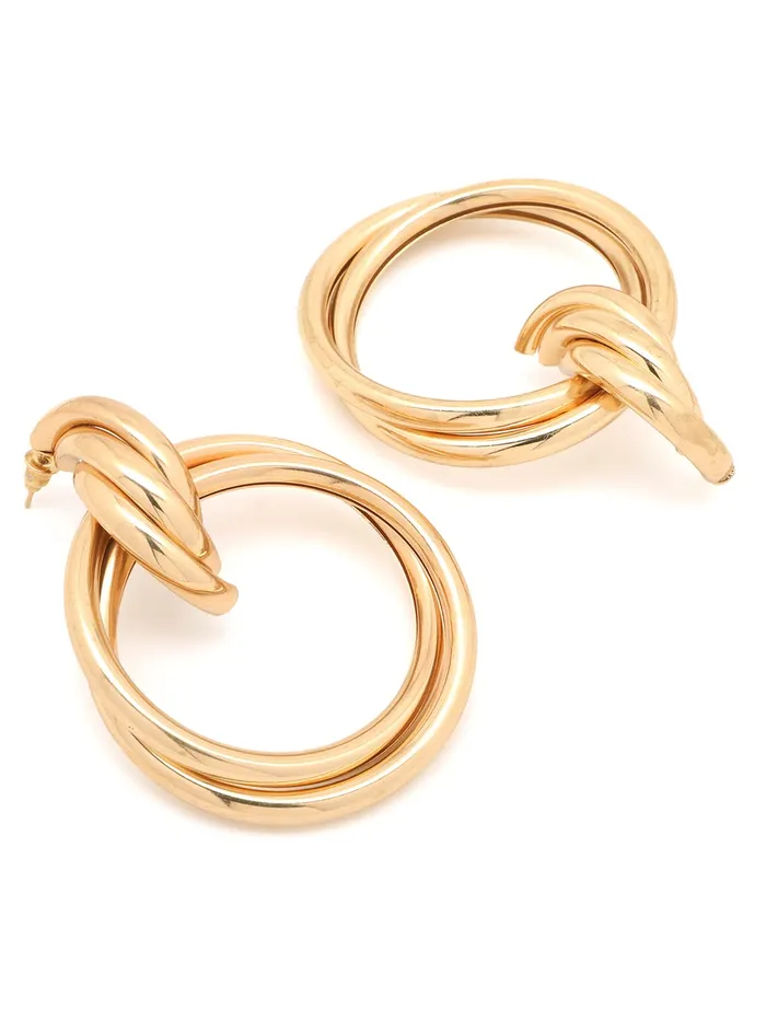 Yellow Chimes Yellow Chimes Earrings for Women and Girls Drop Earrings Gold Plated Circle Shaped Drop Earrings Birthday Gift for girls and women Anniversary Gift for Wife Necklaces