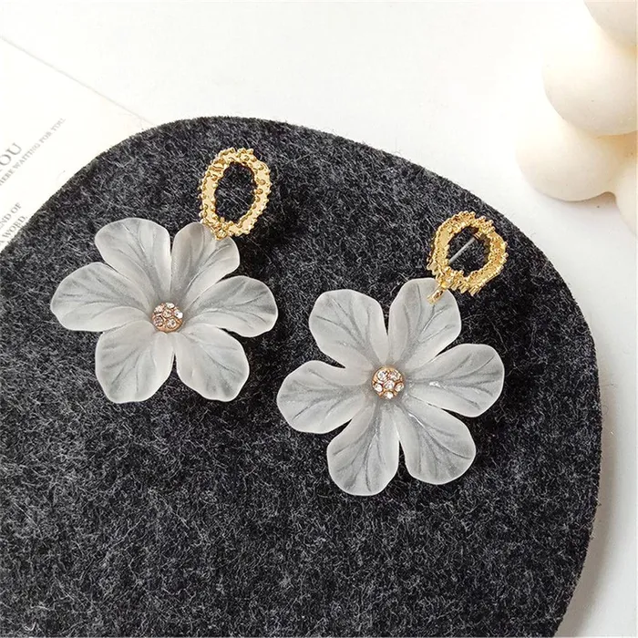 Yellow Chimes Yellow Chimes Earrings for Women and Girls Flower Drop EarringsGold Plated Drop Earrings Birthday Gift for girls and women Anniversary Gift for Wife Necklaces