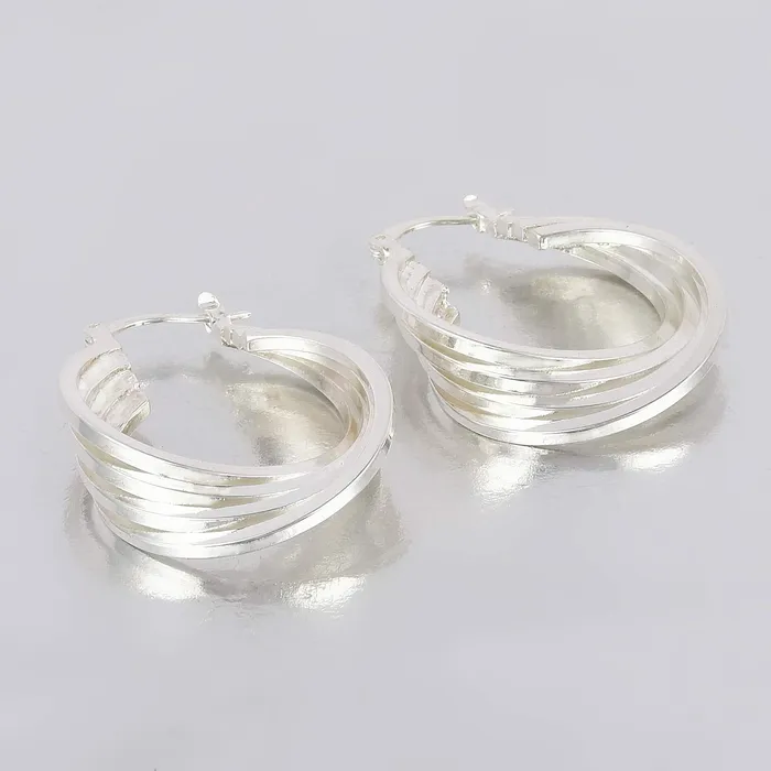 Yellow Chimes Yellow Chimes Entangled Rings Designer Alloy Dangle Earring for Women Girls Earrings