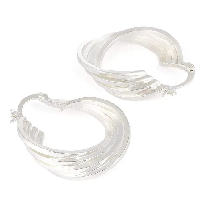 Yellow Chimes Yellow Chimes Entangled Rings Designer Alloy Dangle Earring for Women Girls Earrings