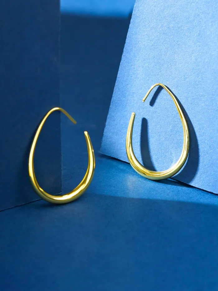 Yellow Chimes Yellow Chimes Hoop Earrings for Women Fashion Golden Women Earrings Gold Plated Big Hoops Earrings for Girls Birthday Gift for Girls Anniversary Gift for Women Necklaces