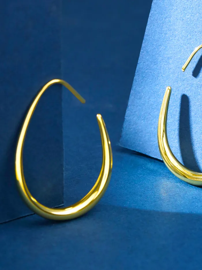 Yellow Chimes Yellow Chimes Hoop Earrings for Women Fashion Golden Women Earrings Gold Plated Big Hoops Earrings for Girls Birthday Gift for Girls Anniversary Gift for Women Necklaces