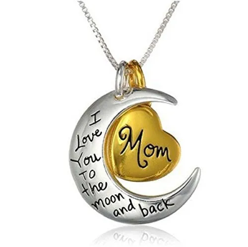 Yellow Chimes YELLOW CHIMES Mother love special Mom moon pendant in metal for Women Rings