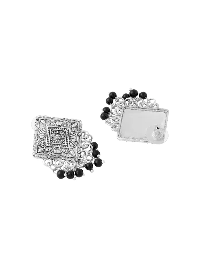Yellow Chimes Yellow Chimes Oxidised Silver Jewellery Set For Women Silver Oxidised Plated Necklace Set Eternal Classics Ethnic Traditional Long Jewellery Sets Birthday Anniversary Gift for Women Wife Necklaces