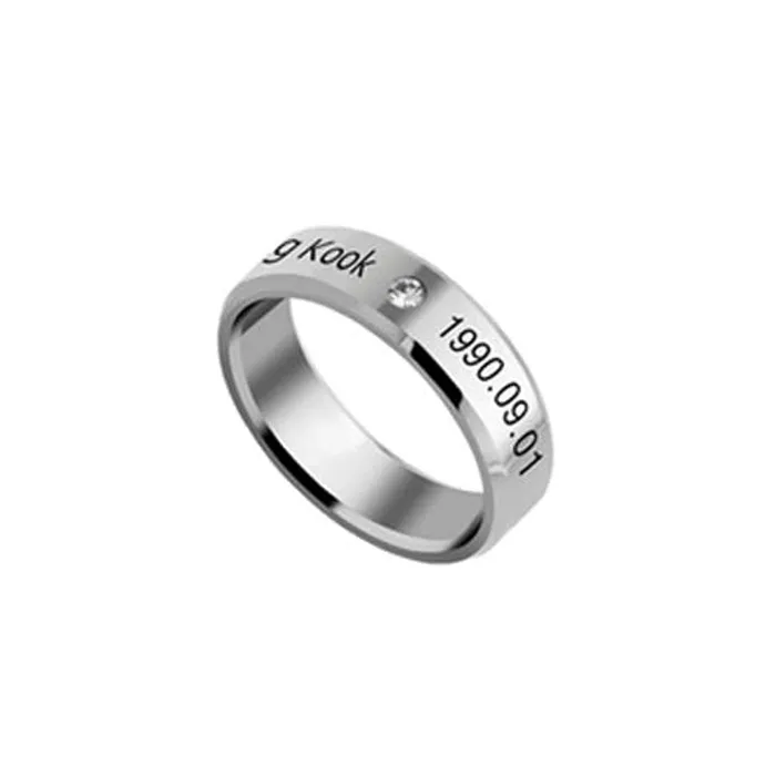 Yellow Chimes Yellow Chimes Rings for Men Kpop Bts Band Jung Kook Name Dob Mens Stainless Steel Band Designed Ring for Men and Boys Necklaces Yellow Chimes Yellow Chimes Rings for Men Kpop Bts Band Jung Kook Name Dob Mens Stainless Steel Band Designed Ring for Men and Boys Necklaces