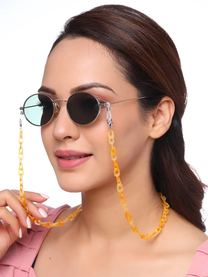 Yellow Chimes Yellow Chimes Sunglasses Chain for Women Eyeglasses Chain Multicolor Beadded Face Mask Chains Sunglasses AccessoriesSunglasses Lanyard for Girls and Women Model8 Necklaces