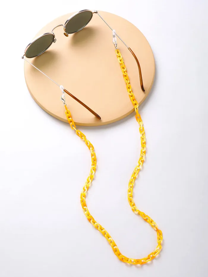 Yellow Chimes Yellow Chimes Sunglasses Chain for Women Eyeglasses Chain Multicolor Beadded Face Mask Chains Sunglasses AccessoriesSunglasses Lanyard for Girls and Women Model8 Necklaces