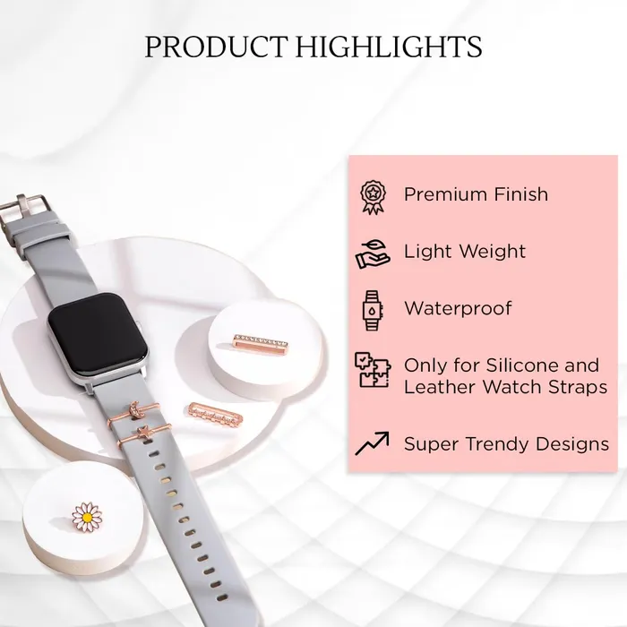 Yellow Chimes Yellow Chimes Watch Charms for Women Watch Decorative Acessorries Multi Design Watch Charms for Women and Girls Earrings