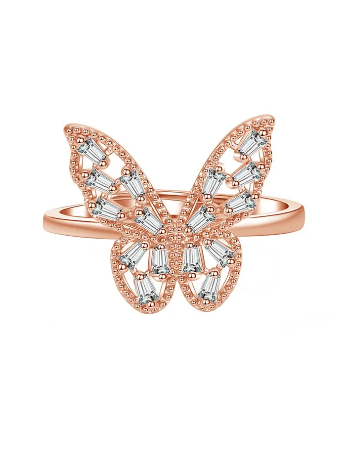 Yellow ChimesRing For Women Elegant Crystal Studded Butterfly Design Adjustable Rings for Women and Girls Valentine Gift for Girls Yellow Chimes Necklaces Yellow ChimesRing For Women Elegant Crystal Studded Butterfly Design Adjustable Rings for Women and Girls Valentine Gift for Girls Yellow Chimes Necklaces