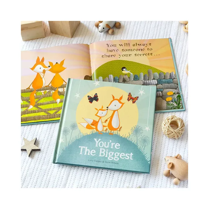 Youre The Biggest Book Old Country Design Earrings