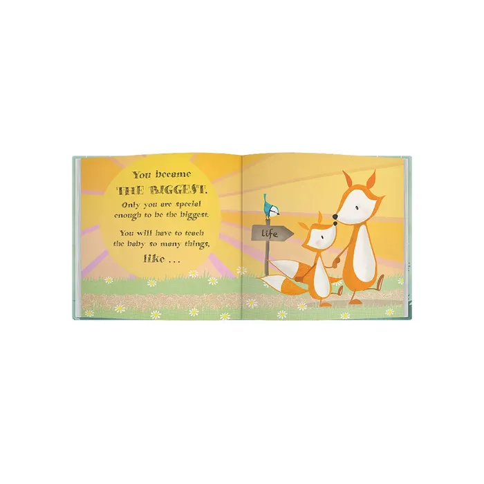 Youre The Biggest Book Old Country Design Earrings