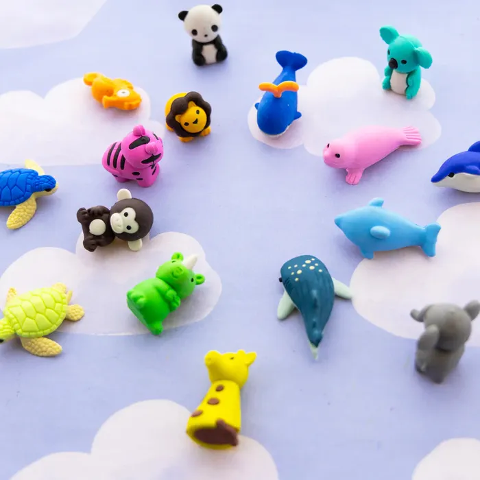 Zibbers Eraser Set 3D Wildlife Adventures Earrings Zibbers Eraser Set 3D Wildlife Adventures Earrings