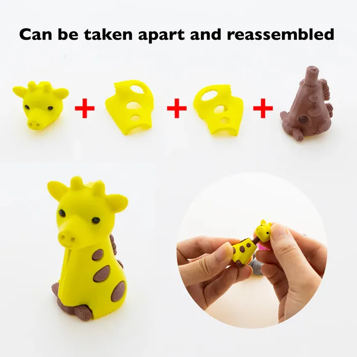Zibbers Eraser Set 3D Wildlife Adventures Earrings Zibbers Eraser Set 3D Wildlife Adventures Earrings