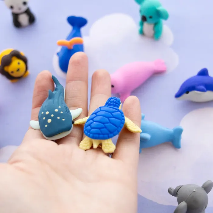 Zibbers Eraser Set 3D Wildlife Adventures Earrings Zibbers Eraser Set 3D Wildlife Adventures Earrings