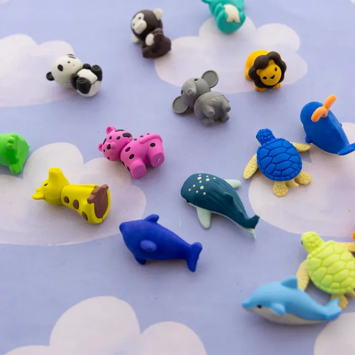 Zibbers Eraser Set 3D Wildlife Adventures Earrings Zibbers Eraser Set 3D Wildlife Adventures Earrings