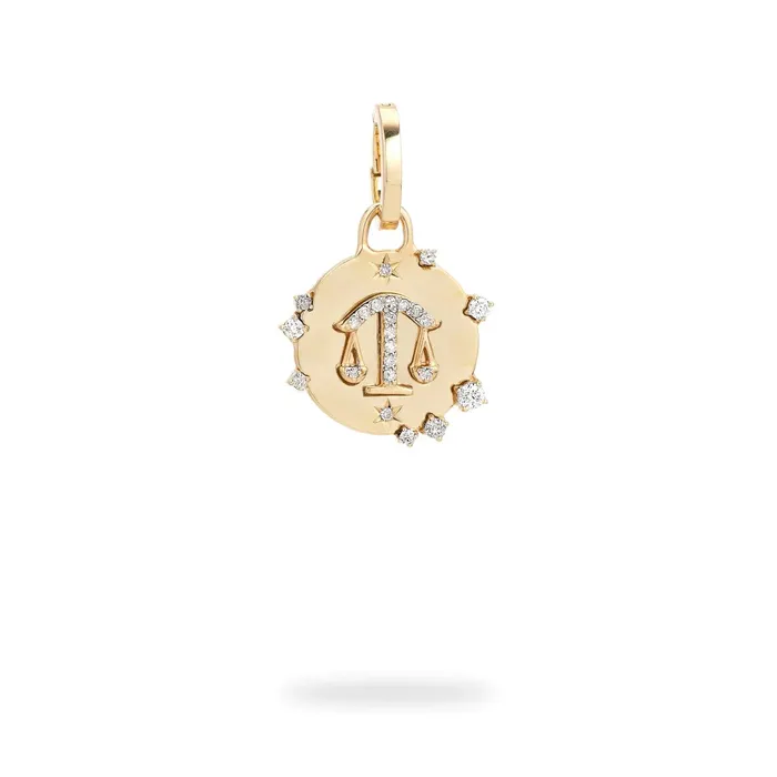 Zodiac Diamond Hinged Charm Adina Reyter Charm Necklaces