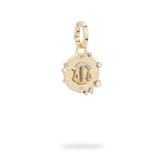 Zodiac Diamond Hinged Charm Adina Reyter Charm Necklaces