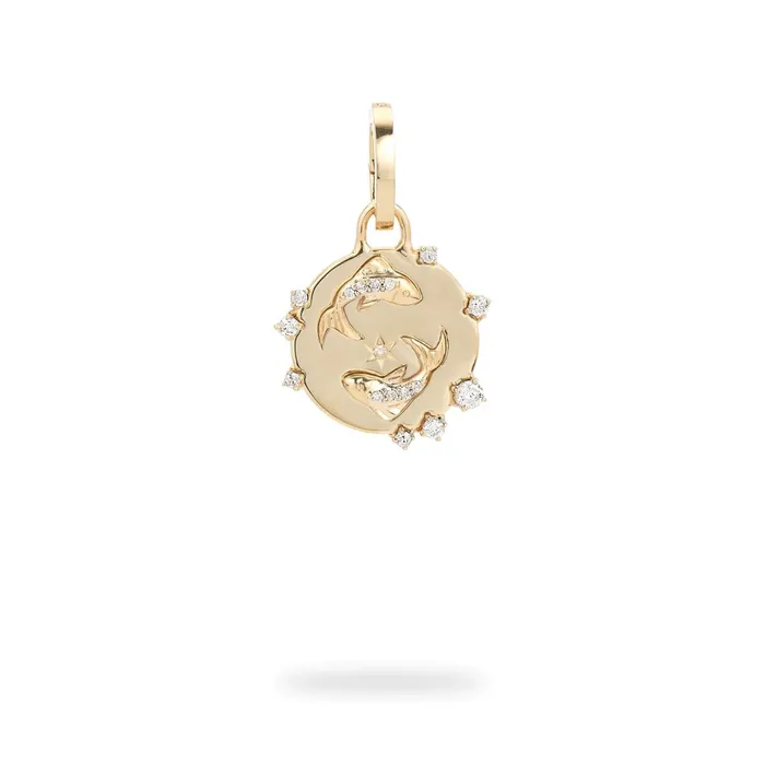 Zodiac Diamond Hinged Charm Adina Reyter Charm Necklaces