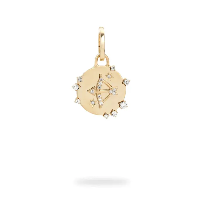 Zodiac Diamond Hinged Charm Adina Reyter Charm Necklaces