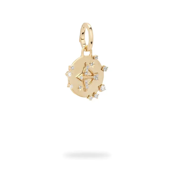 Zodiac Diamond Hinged Charm Adina Reyter Charm Necklaces