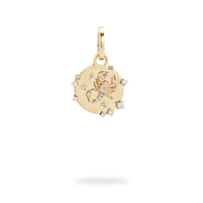 Zodiac Diamond Hinged Charm Adina Reyter Charm Necklaces