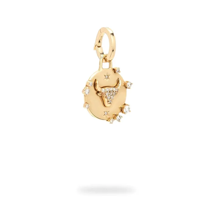 Zodiac Diamond Hinged Charm Adina Reyter Charm Necklaces