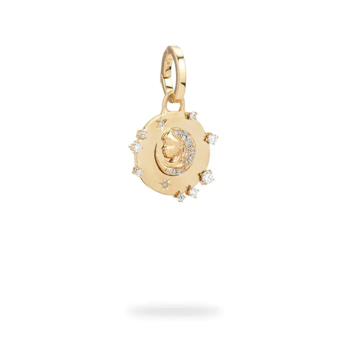 Zodiac Diamond Hinged Charm Adina Reyter Charm Necklaces