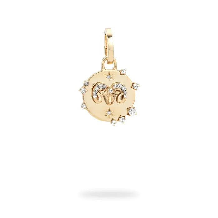 Zodiac Diamond Hinged Charm Adina Reyter Charm Necklaces