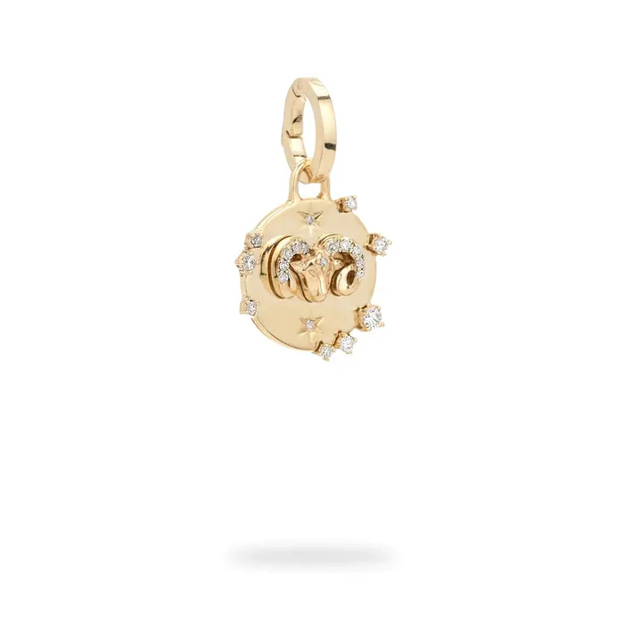 Zodiac Diamond Hinged Charm Adina Reyter Charm Necklaces