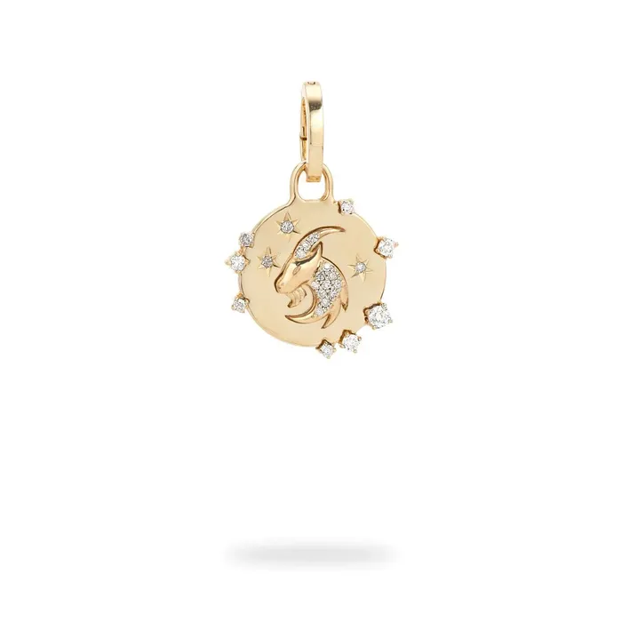 Zodiac Diamond Hinged Charm Adina Reyter Charm Necklaces