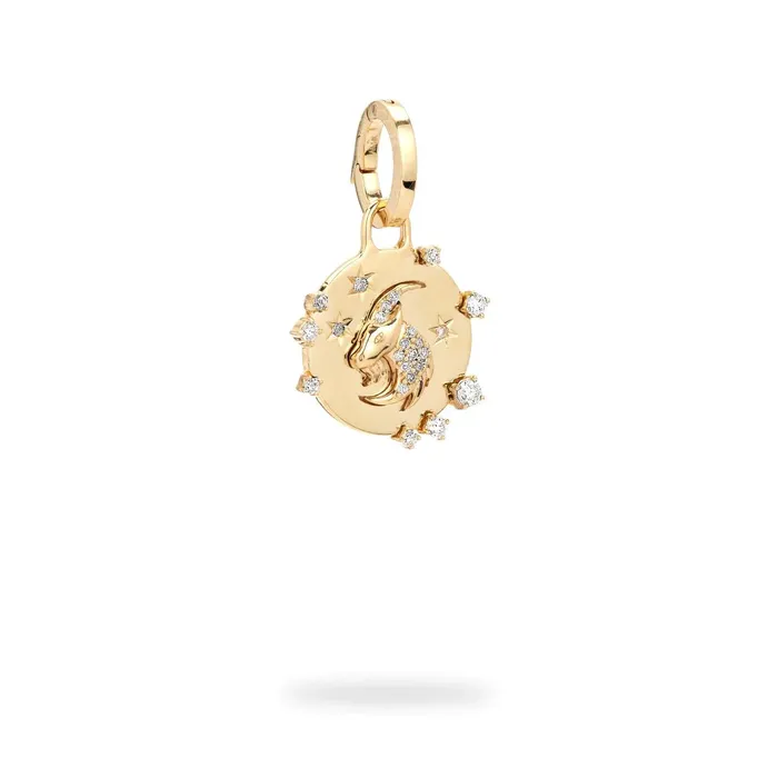 Zodiac Diamond Hinged Charm Adina Reyter Charm Necklaces